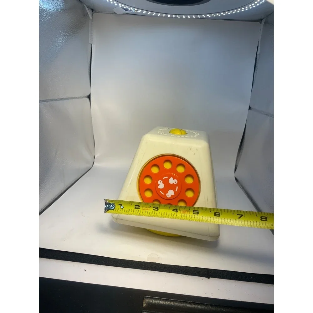 Fisher Price Turn and Learn Vintage Sensory Toy Busy Box Infant Toy 1978 #156